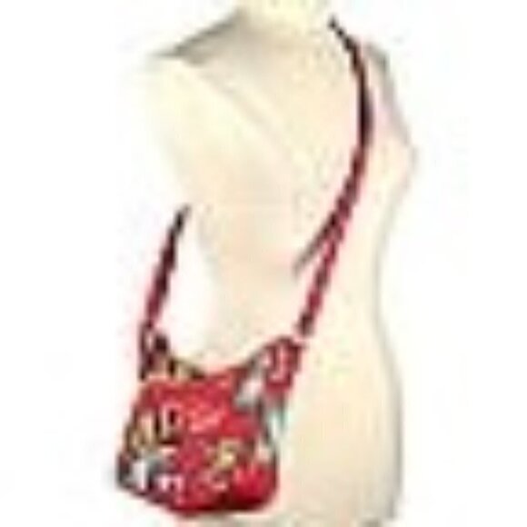 VERA Bradley Mini Vivian Crossbody Rumba Quilted Bag - Picture 12 of 12